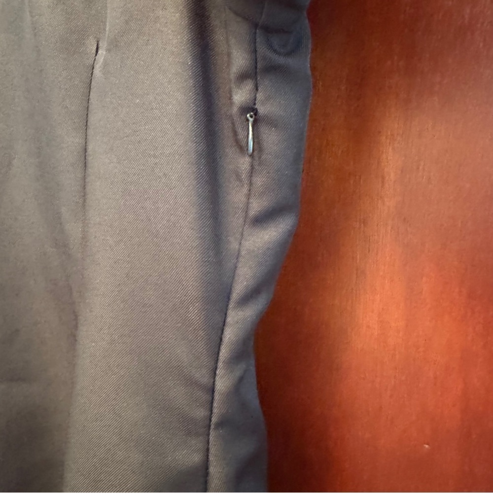 Black Hooded Costume Dress No size tag Side Zipper VERY well made - Picture 6 of 8
